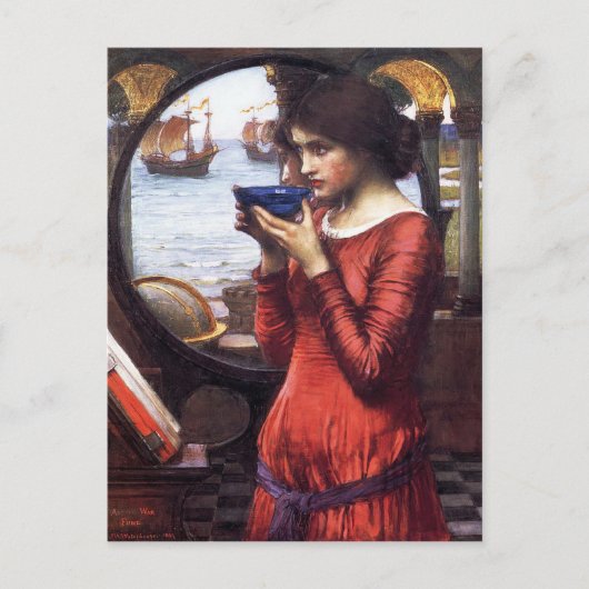 DESTiNY, von John William Waterhouse, 1900 Postkarte (Vorderseite)