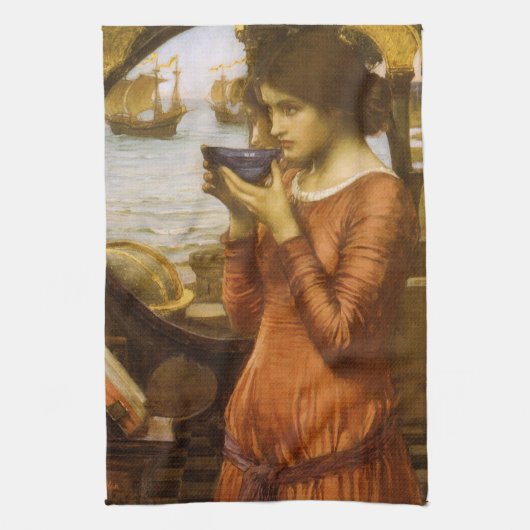 Destiny von John William Waterhouse Geschirrtuch (Vertikal)