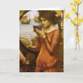 Destiny von John William Waterhouse Karte (Gelbe Blume)