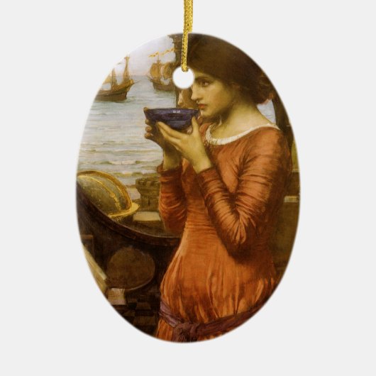 Destiny von John William Waterhouse Keramik Ornament (Vorne)