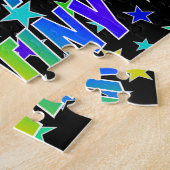 "DESTINY" Vorname, Spaß "GLÜCKLICHER GEBURTSTAG" Puzzle (Seite)