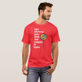 DESTO LANGSAM LECKEN SIE, DESTO LÄNGER, DAUERT ES T-Shirt (Vorne ganz)