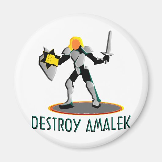 Destroy Amalek Magnet (Vorne)