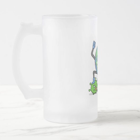 Destroy Covid19 Mattglas Bierglas (Links)