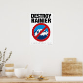 Destroy Rainier Poster (Küche)