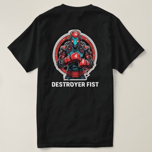 Destroyer fist T-Shirt (Design Rückseite)