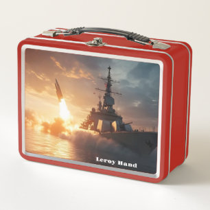 Destroyer Rocket Metall Brotdose