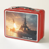 Destroyer Rocket Metall Brotdose (Rückseite)