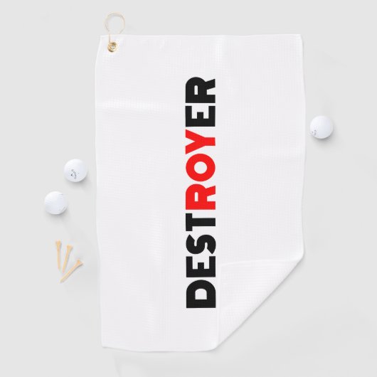 Destroyer Roy Golfhandtuch (Insitu)