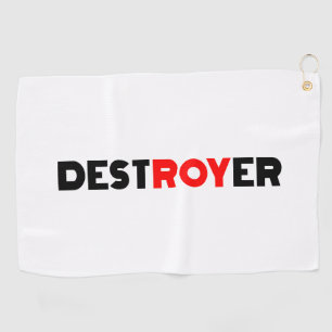 Destroyer Roy Golfhandtuch