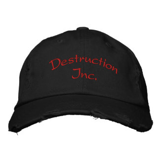 Destruction Inc. Bestickte Baseballkappe