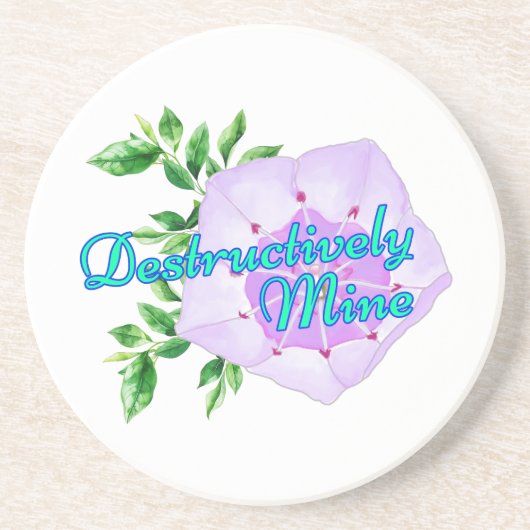 Destructively Mine Getränkeuntersetzer (Vorne)