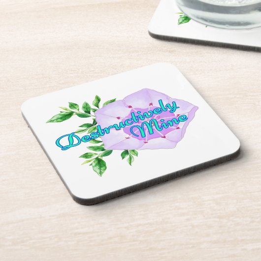 Destructively Mine Getränkeuntersetzer (Linke Seite)