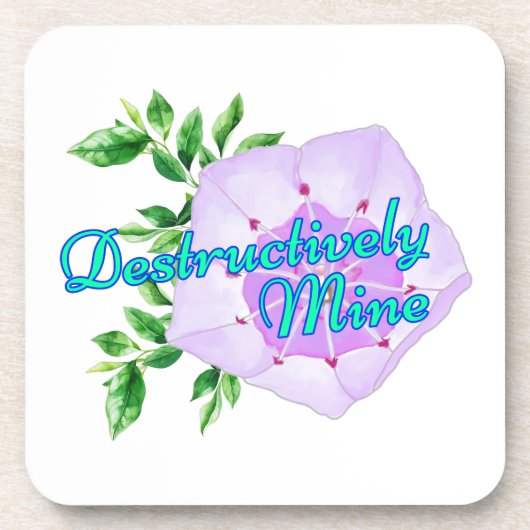 Destructively Mine Getränkeuntersetzer (Vorderseite)