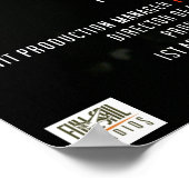 deszentriert poster (Ecke)