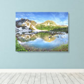 Detail am Lago Ann - Colorado Leinwanddruck (Insitu (Holzboden))