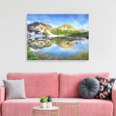 Detail am Lago Ann - Colorado Leinwanddruck (Insitu (Wohnzimmer))