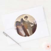 Detail Angel, Elija in der Wildnis Runder Aufkleber (Umschlag)