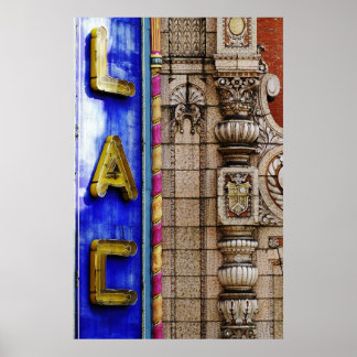 Detail Architektur: Palasttheater Marquee Poster