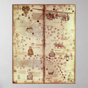 Detail Asien aus Katalonien Poster