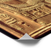 Detail aus dem Goldenen Schrein von Tutanchamun Poster (Ecke)