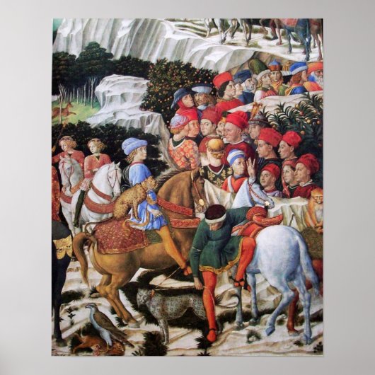 Detail aus der Prozession der Magus Melchior Poster (Vorne)