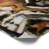 Detail aus der Prozession der Magus Melchior Poster (Ecke)