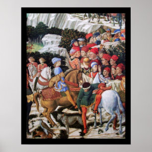 Detail aus der Prozession des Magiers Melchior Poster