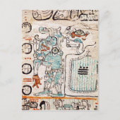 Detail aus einem Maya-Codex Postkarte (Vorderseite)