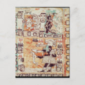 Detail aus einem Maya-Codex Postkarte (Vorderseite)