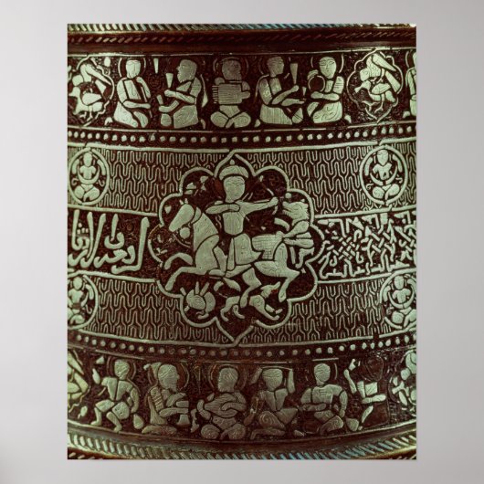 Detail aus einer Lampe, aus Ägypten, 1282 Poster (Vorne)