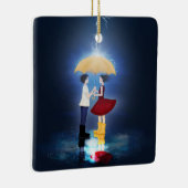 Detail aus "Lovestruck" Paarschirm Keramikornament (Rechts)