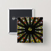 Detail aus verkettetem Glas Button (Vorne & Hinten)