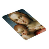 Detail aus<Virgin and Child>Rapha zugewiesen Magnet (Rechte Seite)