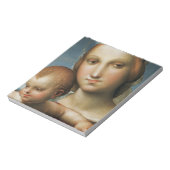 Detail aus<Virgin and Child>Rapha zugewiesen Notizblock (Rotiert)
