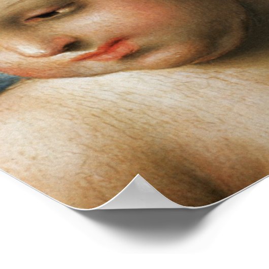 Detail aus<Virgin and Child>Rapha zugewiesen Poster (Ecke)