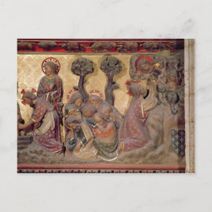 Detail Christi, der die Füße der Apostel wäscht Postkarte