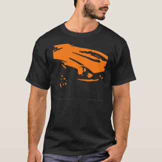Detail Datsun 240Z - Orange auf dunklem Shirt
