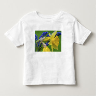 Detail der adipösen und hyacinth Blume. Kredit Kleinkind T-shirt