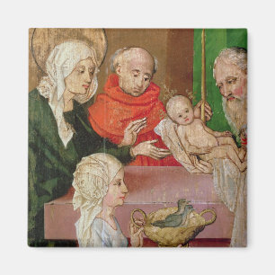 Detail der Darstellung im Tempel Magnet