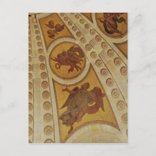 Detail der Engel aus der Kuppel, gebaut 1635-42 Postkarte