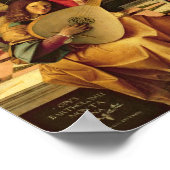 Detail der Engelmusiker Poster (Ecke)
