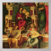 Detail der Engelmusiker Poster (Vorne)