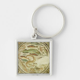 Detail der Fische, die vier Jahreszeiten, von Vega Schlüsselanhänger