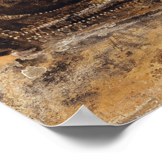 Detail der Gladiatorenmaske Poster (Ecke)