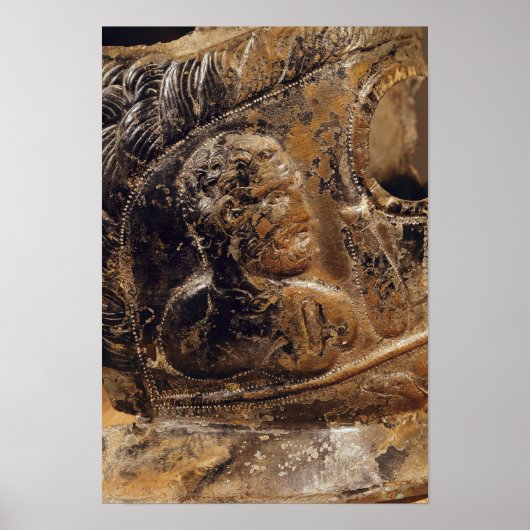 Detail der Gladiatorenmaske Poster (Vorne)