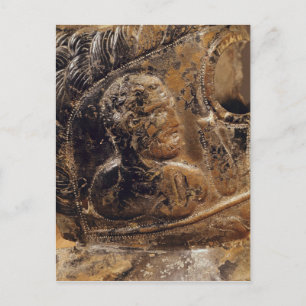 Detail der Gladiatorenmaske Postkarte