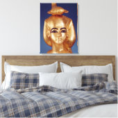 Detail der Göttin Selket Leinwanddruck (Insitu (Schlafzimmer))