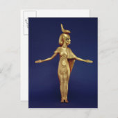 Detail der Göttin Selket Postkarte (Vorne/Hinten)