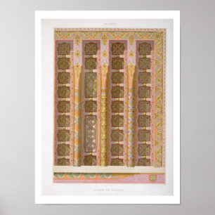 Detail der großartigen Decke von der Moschee von Poster